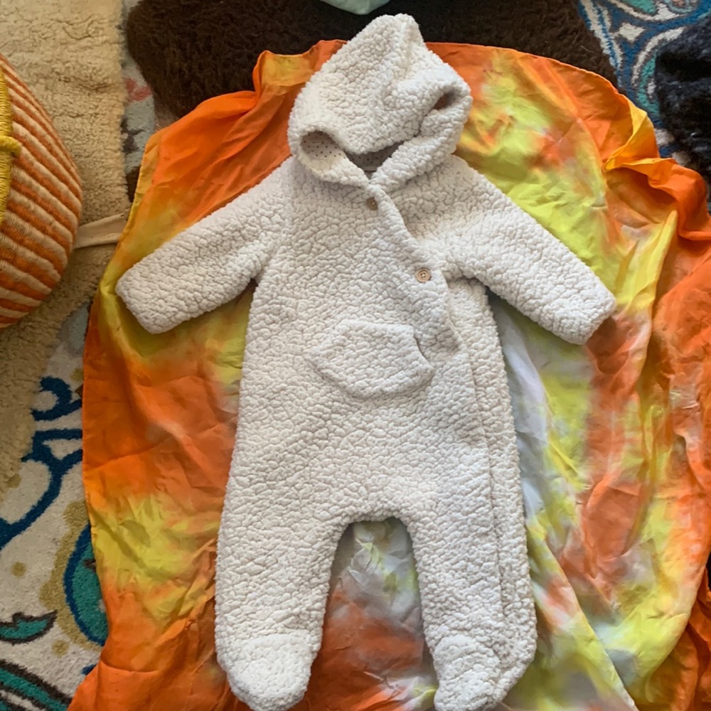Zara Sherpa Bunting size 3-6 months
